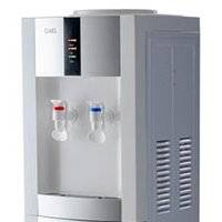 Кулер для воды напольный AEL LD-AEL-47c white/silver с шкафчиком