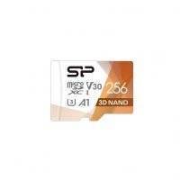 Флеш карта microSD 256GB Silicon Power Superior Pro A1 microSDXC Class 10 UHS-I U3 Colorful 100/80 Mb/s (SD адаптер) Superior Pro 256Gb