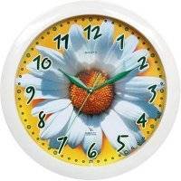 Часы настенные Вега П1-7/7-5 белый рисунок 