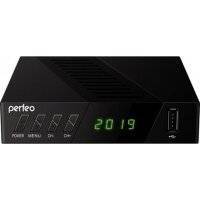 Perfeo DVB-T2/C приставка "STREAM-2" для цифр.TV, Wi-Fi, IPTV, HDMI, 2 USB, DolbyDigital, пульт ДУ DVB-T2/C STREAM