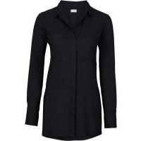 Длинная блузка (темно-синий) 