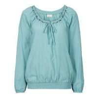 Туника с длинным рукавом и эластичным поясом (красный) 