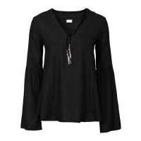 Туника со съемной цепочкой (черный с узором пейсли) 