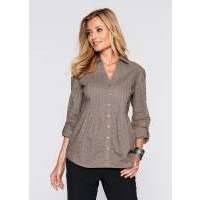 Блузка (коричневый) 