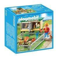 Конструктор Playmobil Вольер и клетки с кроликами (6140pm)