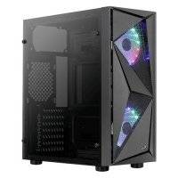 Корпус ATX AEROCOOL Glider , Midi-Tower, без БП, черный COSMO-G-BK-V1