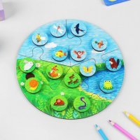 Деревянная игрушка Paremo Игровой набор Среда обитания