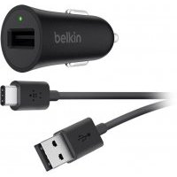 Автомобильная зарядка Автомобильное зарядное устройство Belkin F7U032bt04 (Black) Boost Up