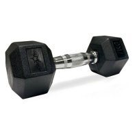 Гантель Starfit DB-301 1гант. 7кг обрезин. черный (УТ-00007100) УТ-00007100