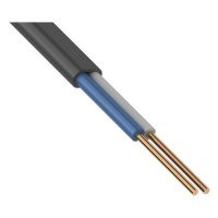 Кабель Rexant ВВГП-НГ 2x1.5мм2 10м ГОСТ медь черный (01-8201-10) 01-8201-10