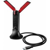 Беспроводной USB адаптер ASUS USB-AC68 802.11ac 1300Mbps 2.4ГГц USB-AC68 (черный)