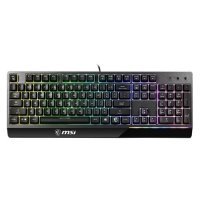 Клавиатура MSI Vigor GK30 RU, USB, c подставкой для запястий, черный [s11-04ru224-cla] S11-04RU224-CLA