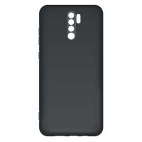 Чехол (клип-кейс) BORASCO для Xiaomi Redmi 9, черный (матовый) [39069] 39069