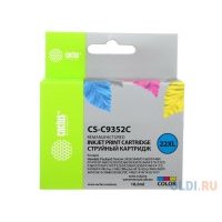 Картридж струйный Cactus CS-C9352C №22XL многоцветный для HP DJ 3920/3940/D1360/D1460/D1470/D1560/D2330/D2360 (21мл)