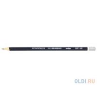 Карандаш графитовый Index I301-4B черный корпус 