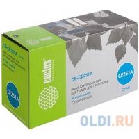 Картридж Cactus CS-CE251AR для HP CLJ CP3525/CM3530 голубой 7000стр