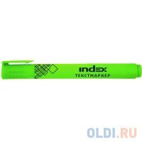Текстмаркер Index IMH510/GN салатовый 