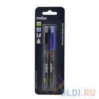 Набор маркеров Index IMP575/2 1 мм 2 шт разноцветный IMP575/2 