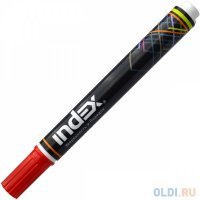 Маркер для доски Index IMW200/RD 5 мм красный 