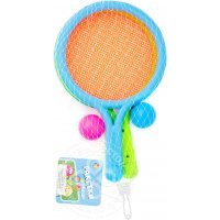 Набор игровой 1Toy 2 ракетки + 2 мяча Игровой набор 1TOY Ракетки с сеткой и 2 мяча