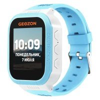 Смарт-часы GEOZON Classic, 1.44", голубой / голубой [geo-g-w06blu] GEO-G-W06BLU