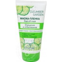 Маска-пленка для лица Floresan Cucumber Garden Очищение и Отбеливание 150мл 
