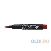 Маркер перманентный Index IMP570/RD 1 мм красный 