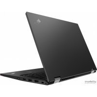 Ноутбук Lenovo ThinkPad L13 Yoga Core i7 10510U/8Gb/SSD512Gb/Intel UHD Graphics 620/13.3"/IPS/Touch/FHD (1920x1080)/Windows 10 Professional 64/black/WiFi/BT/Cam 