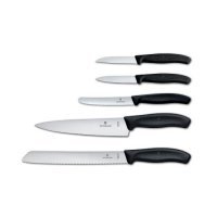 Набор ножей кухон. Victorinox Swiss Classic Kitchen (6.7133.5G) компл.:5шт черный подар.коробка 6.7133.5G