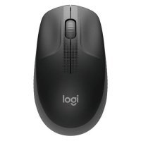 Мышь LOGITECH M190, оптическая, беспроводная, USB, черный и серый [910-005905] 910-005905