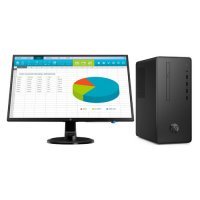 Комплект HP Desktop Pro A G3, AMD Ryzen 3 3200, DDR4 8ГБ, 256ГБ(SSD), AMD Radeon Vega 8, Windows 10 Professional, черный [160j6es] 160J6ES