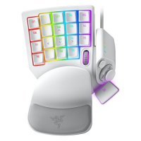Клавиатура RAZER Tartarus Pro Mercury, USB, c подставкой для запястий, без русского алфавита, белый [rz07-03110200-r3m1] RZ07-03110200-R3M1
