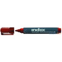 Маркер перманентный Index IMP555/RD 4 мм красный 