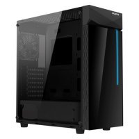 Корпус ATX GIGABYTE C200 GB-C200G, Midi-Tower, без БП, черный [28300-gc20g-1ckr] 28300-GC20G-1CKR