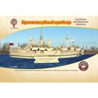 Сборная деревянная модель Чудо-Дерево Крейсер Аврора мебель