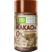 Какао-напиток растворимый ЭКОлогика Какао+ без сахара 125г 