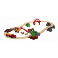 Деревянная железная дорога BRIO Сельское поселение 33984 Игровой набор Сельское поселение