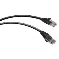 Кабель патч-корд UTP 5e кат. 0,5м. Cabeus PC-UTP-RJ45-Cat.5e-0.5m-BK-LSZH