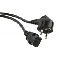 Кабель питания Hyperline PWC-IEC13-SHM-3.0-BK