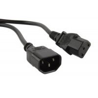 Кабель питания Hyperline PWC-IEC13-IEC14-0.5-BK