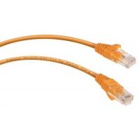 Кабель патч-корд UTP 5e кат. 0,3м. Cabeus PC-UTP-RJ45-Cat.5e-0.3m-OR