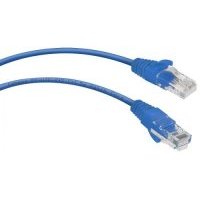 Кабель патч-корд UTP 5e кат. 0,3м. Cabeus PC-UTP-RJ45-Cat.5e-0.3m-BL