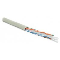 Кабель витая пара UTP 6 кат. 4 пары Hyperline UUTP4-C6-S23-IN-PVC-GY-305