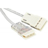 Кабель патч-корд UTP тип 110, 5е кат. 4 пары, 2м. Hyperline PC-110-110-4P-C5e-2M-LSZH-GY