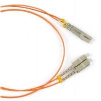 Кабель патч-корд волоконно-оптический Hyperline FC-50-LC-SC-PC-1M