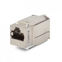 Вставка Hyperline KJNE-8P8C-C5e-90-SH-F-WH