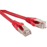 Кабель патч-корд FTP 5e кат. 1м. Hyperline PC-LPM-STP-RJ45-RJ45-C5e-1M-LSZH-RD