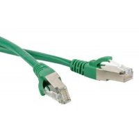 Кабель патч-корд FTP 5e кат. 1м. Hyperline PC-LPM-STP-RJ45-RJ45-C5e-1M-LSZH-GN