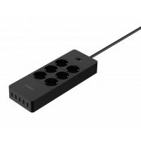 Сетевой фильтр Orico HPC-6A5U-BK