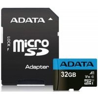 Карта памяти 32GB ADATA microSDHC Class 10 UHS-I A1 100/20 MB/s (SD адаптер) AUSDH32GUICL10A1-RA1